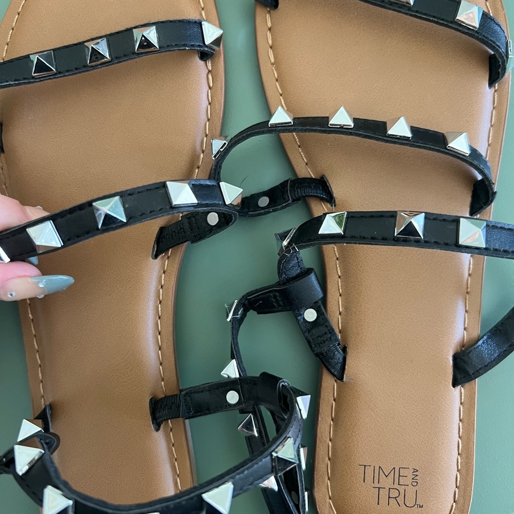 Studded sandals